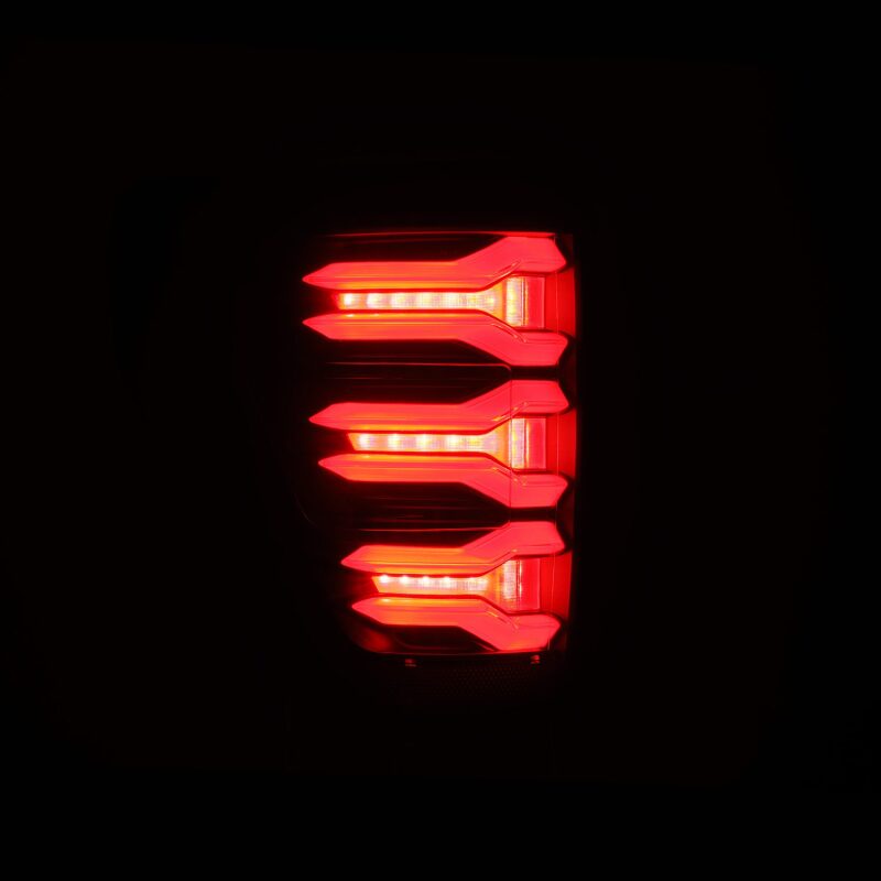 AlphaRex 21-22 Ford F-150 LUXX LED Tailights Black/Red