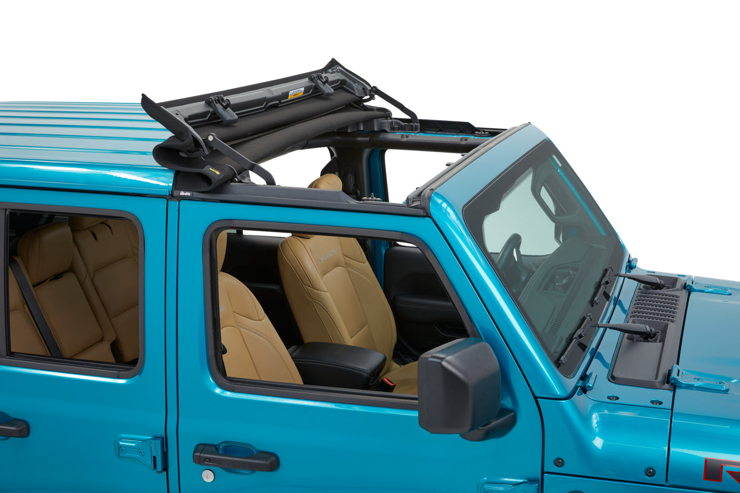Jeep Wrangler Soft Top Sunrider for Hardtop For Jeep 2020-2024 Gladiator/2018-2024 Wrangler JL 2DR/4DR Black Premium Twill Bestop