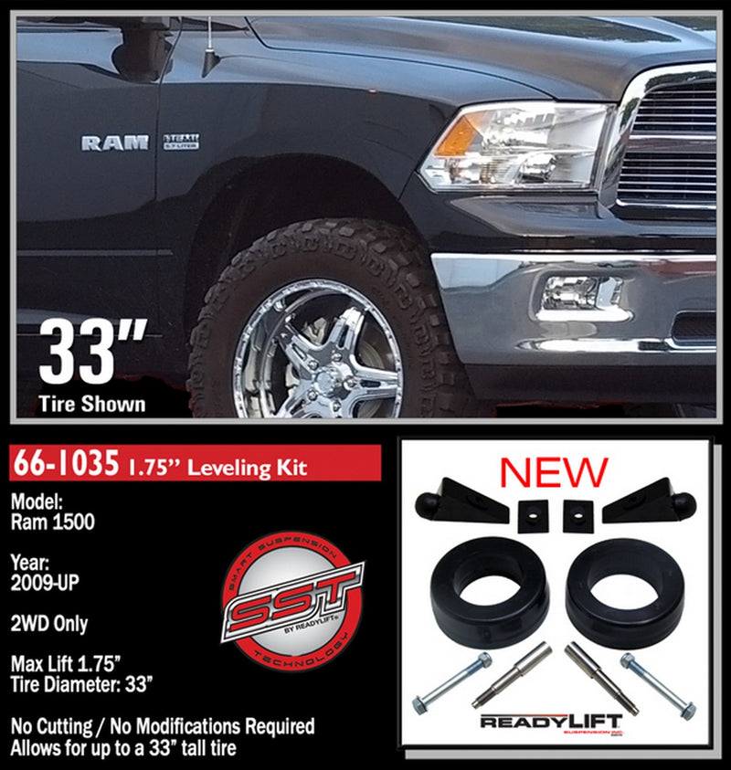 ReadyLift Front Leveling Kit 1.75 in. - 66-1035