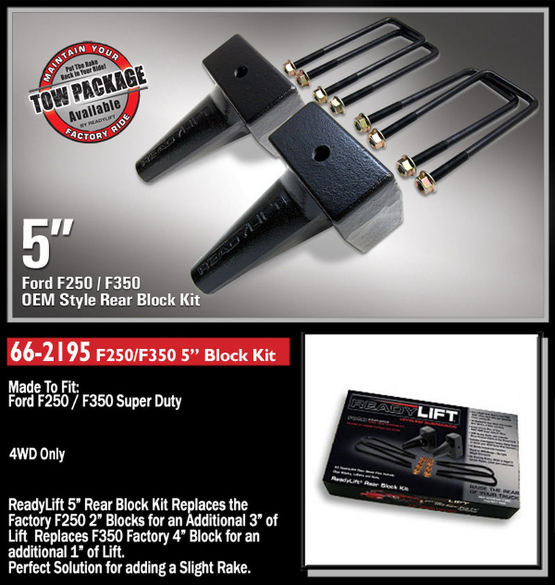 ReadyLift Rear Block Kit 5 in. - 66-2195