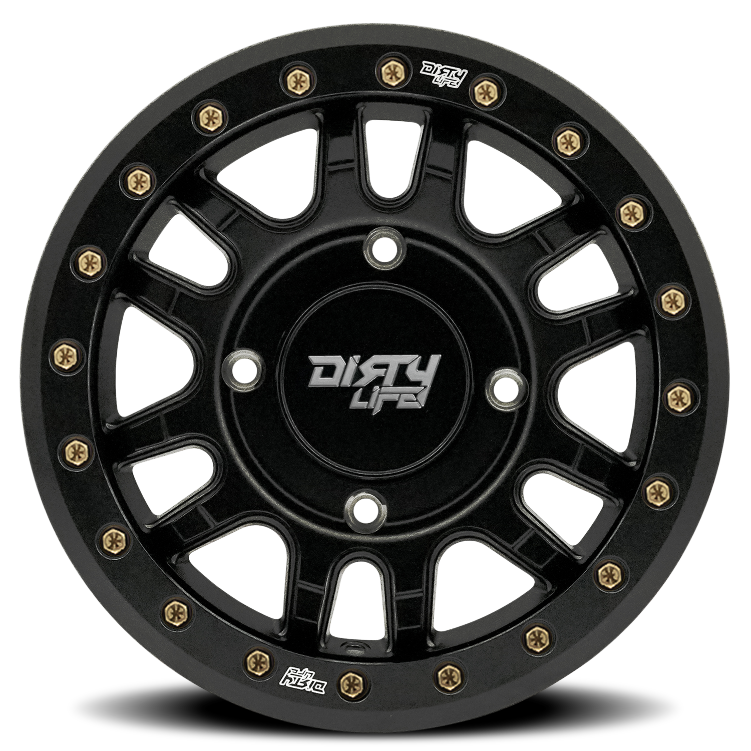 Dirty Life Race Wheels Canyon Pro Sxs 9309R Matte Black 15X7 4-156 13Mm 131.1Mm
