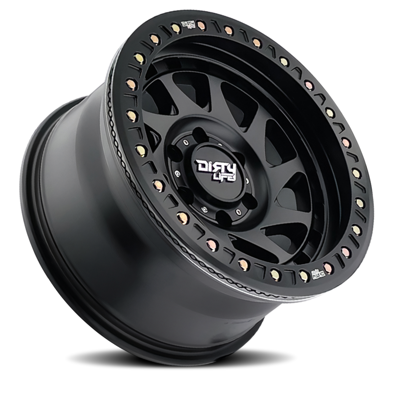 Dirty Life Race Wheels Enigma Race 9313 Matte Black 17X9 5-127 -12Mm 78.1Mm