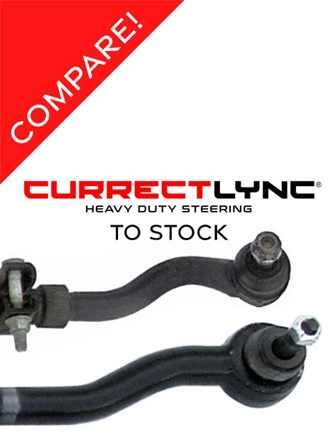 Currectlync Modular Extreme Duty Tie Rod w/ 1T Taper Ends (Chromoly 1 5/8 Inch Diameter fits 57.5 Inch - 60.5 Inch Hole-Hole Applications) RockJock 4X4