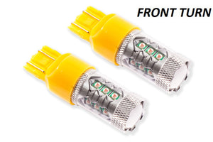 Diode Dynamics 7443 LED Bulb XP80 LED - Amber (Pair)