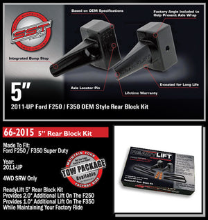 ReadyLift Rear Block Kit 5 in. - 66-2015