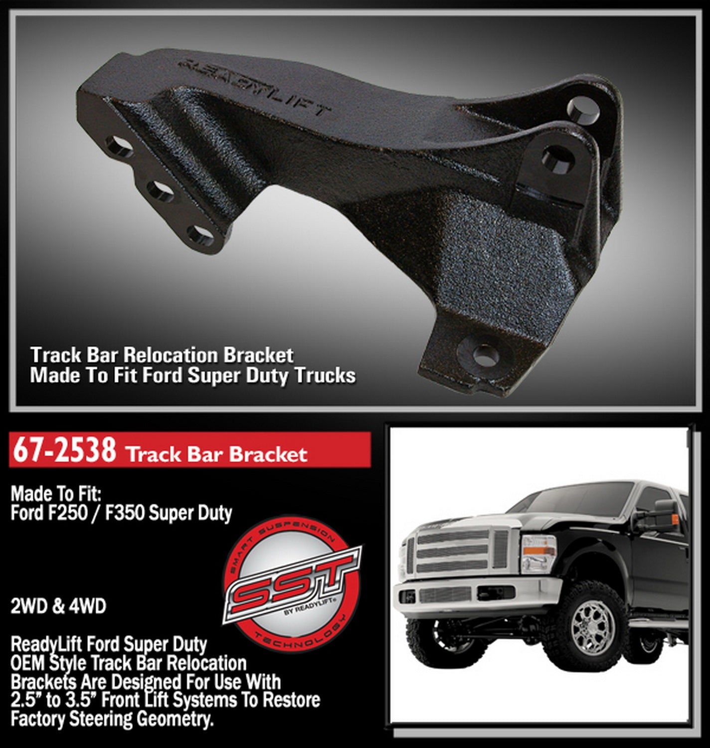 ReadyLift Track Bar Bracket Rear - 67-2538