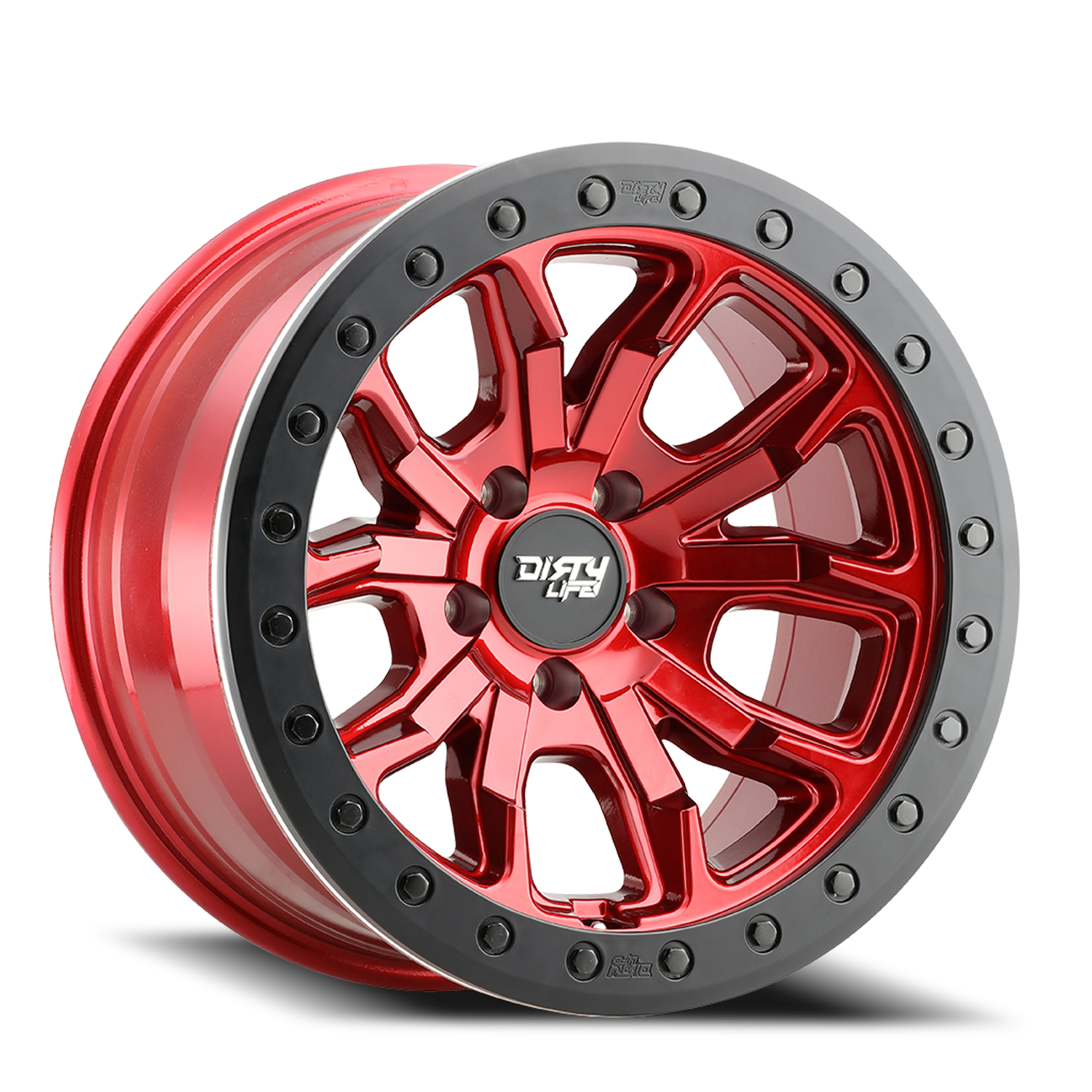 Dirty Life Race Wheels DT-1 9303 Crimson Candy Red 17X9 6-135 -12Mm 87.1Mm