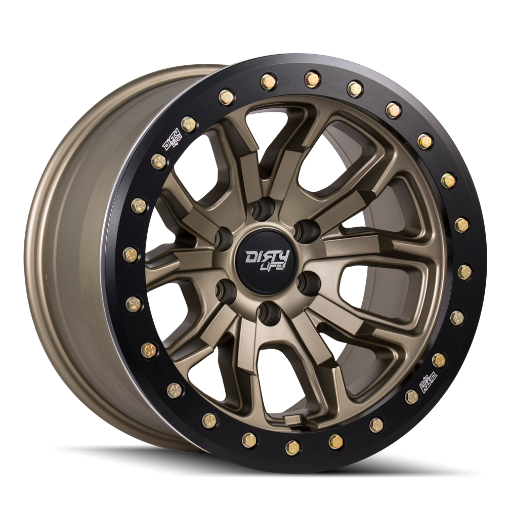 Dirty Life Race Wheels DT-1 9303 Satin Bronze 17X9 5-114.3 -12Mm 72.6Mm