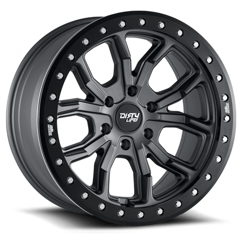 Dirty Life Race Wheels DT-1 9303 Satin Gunmetal 17X9 5-114.3 -12Mm 72.6Mm