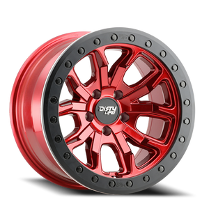 Dirty Life Race Wheels DT-1 9303 Crimson Candy Red 17X9 5-139.7 -38Mm 108Mm