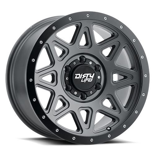 Dirty Life Race Wheels Theory 9305 Satin Gunmetal 20X9 6-135 0Mm 87.1Mm