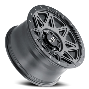 Dirty Life Race Wheels Theory 9305 Matte Gunmetal W/Matte Black Lip 17X9 8-165.1 -12Mm 130.8Mm