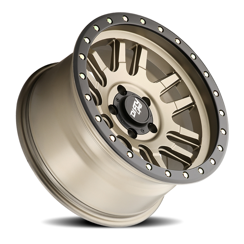 Dirty Life Race Wheels Canyon Pro 9309 Satin Gold 17X9 6-135 0Mm 87.1Mm