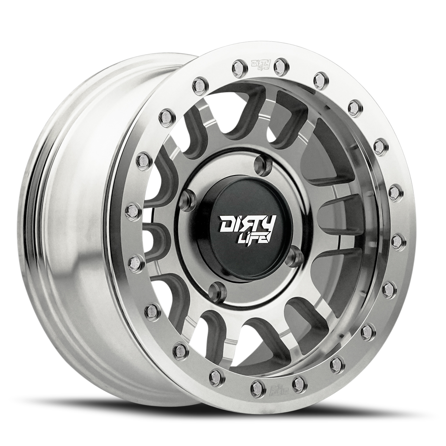 Dirty Life Race Wheels Canyon Pro Sxs 9309R Machined 15X7 4-156 13Mm 131.1Mm
