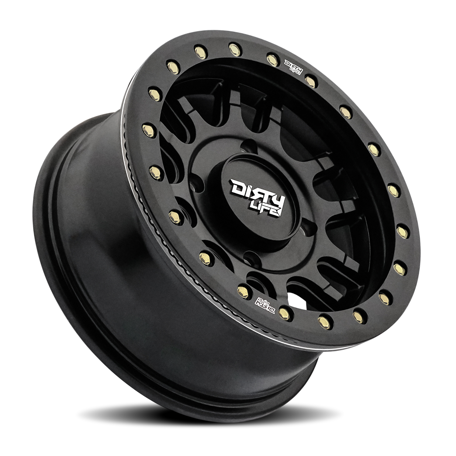 Dirty Life Race Wheels Canyon Pro Sxs 9309R Matte Black 15X7 4-137 13Mm 106.25Mm
