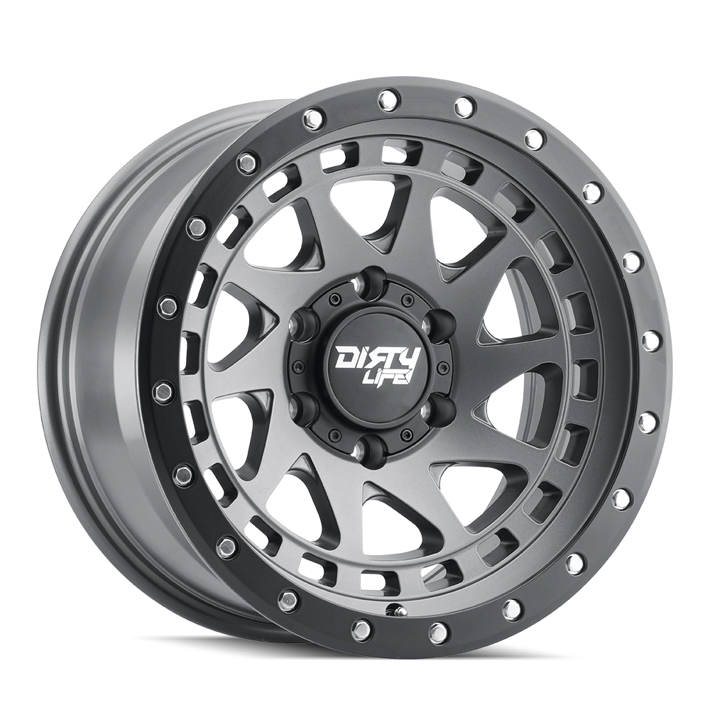 Dirty Life Race Wheels Enigma Pro 9311 Satin Graphite 17X9 6-135 -12Mm 87.1Mm