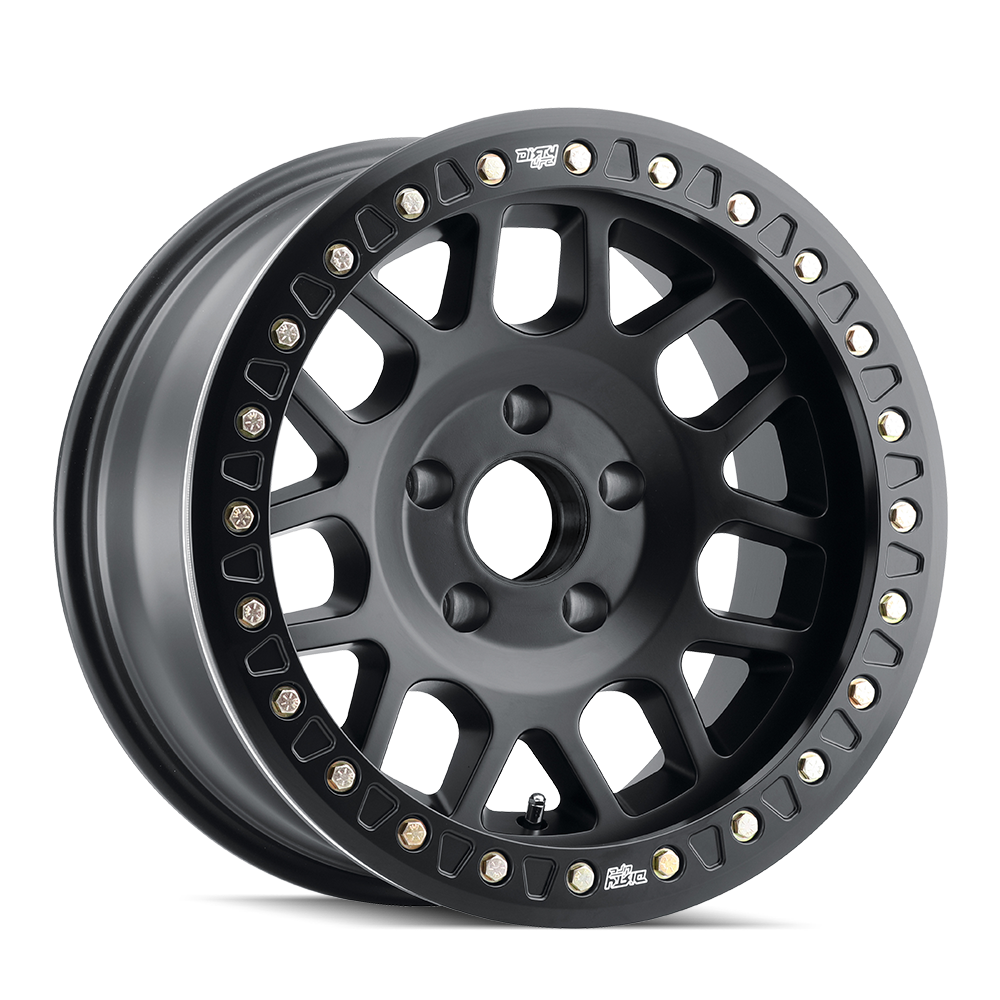 Dirty Life Race Wheels Mesa Race 9312 Matte Black 17X9 8-170 -12Mm 130.8Mm