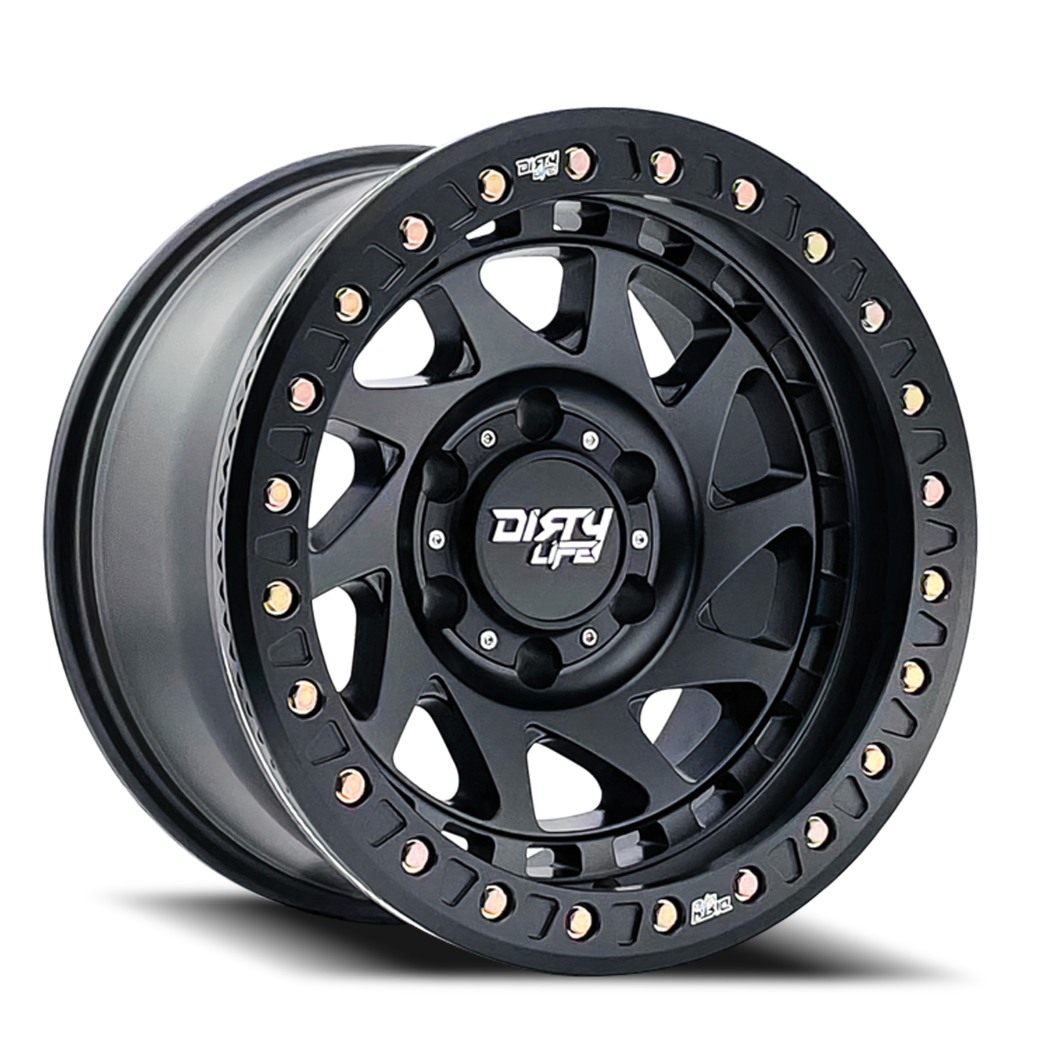 Dirty Life Race Wheels Enigma Race 9313 Matte Black 17X9 5-127 -12Mm 78.1Mm