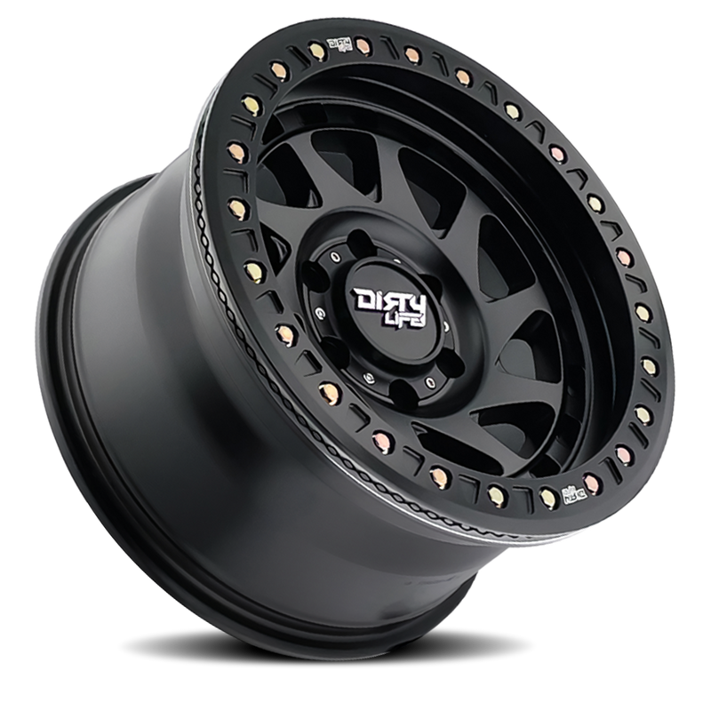 Dirty Life Race Wheels Enigma Race 9313 Matte Black 17X9 6-139.7 -12Mm 106Mm