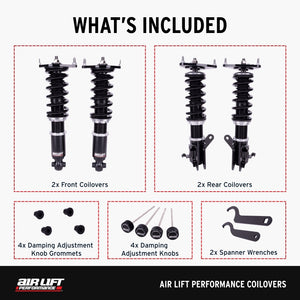 Air Lift Performance 12-24 Toyota G86/GR86 / 12-16 Scion FRS Coilover Kit