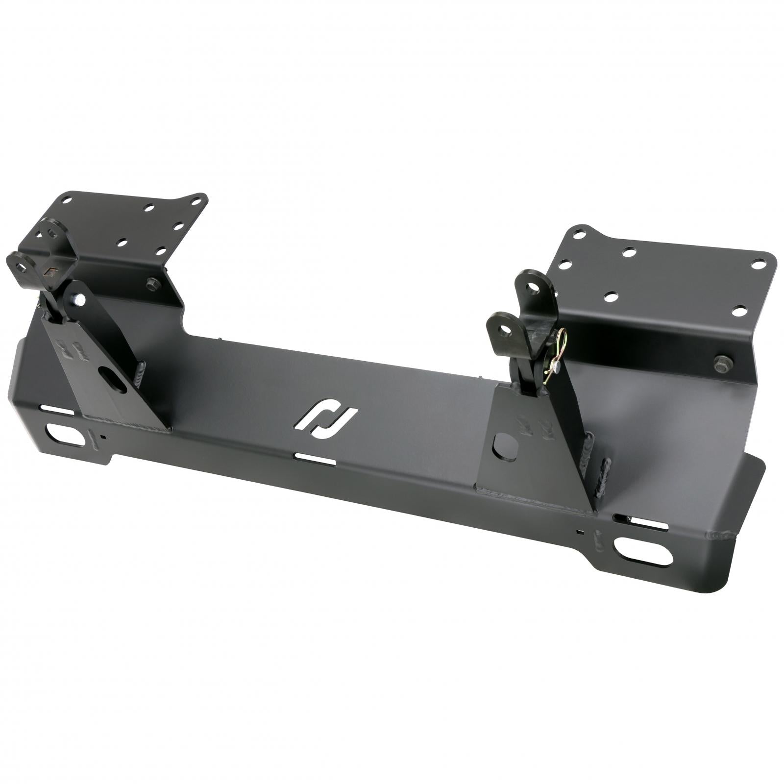 Tow Bar Mounting Kit 18-Up Wrangler JL 20-Up Gladiator w/ Plastic Bumper Bolt-On Includes Mounting Plate Tow Bar Attaching Forks Hardware For Use w/ CE-9033F RockJock 4x4