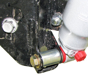 Shock Mount Relocation Kit 07-18 Wrangler JK Rear Lower Includes Hardware Pair RockJock 4x4