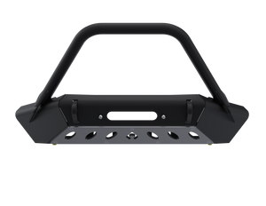 07-Up Jeep Wranger/Gladiator High Clearance Front Bumper With Hoop Raw Steel