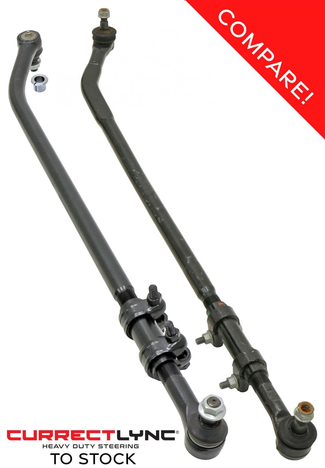 Currectlync Drag Link 07-18 Wrangler JK Flipped 1 1/2 Inch Diameter Forged Construction RockJock 4x4