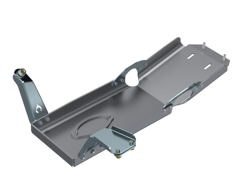 JLU Oil Skid Only With Oil Door -  2 and 4 Door 3.6L Aluminum 18-20 Artec Industries