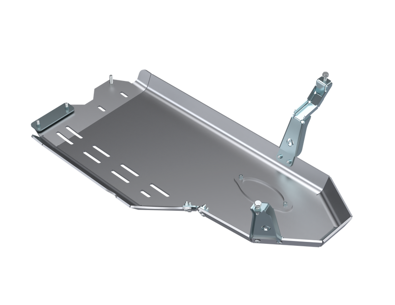 JLU and JT Oil Skid Only With Oil Door - 3.0L Diesel Aluminum Artec Industries
