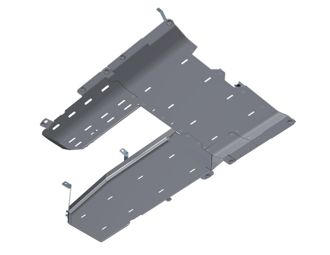 JLU T-Case/Fuel Skid/ DPF Only -  4 Door 3.0L Diesel Aluminum Artec Industries