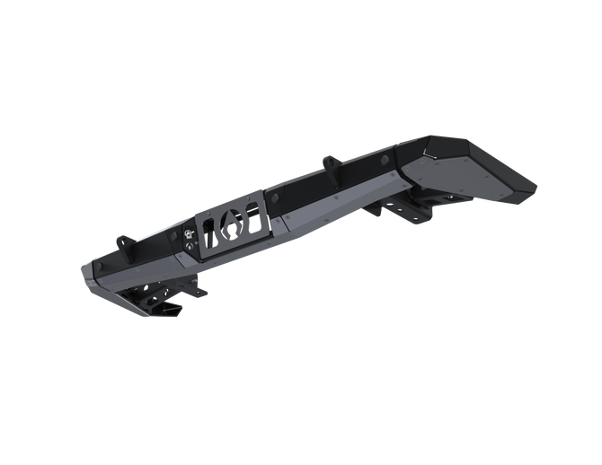 07-Up Jeep Wranger/Gladiator High Clearance Rear Cut Bumper End Pods Raw Steel