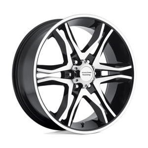AR893 MAINLINE 16X8 6X5.5 G-BLK/MCH 0MM