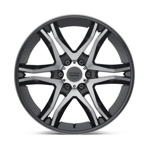 AR893 MAINLINE 16X8 6X5.5 G-BLK/MCH 0MM