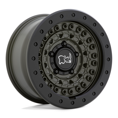 BARRICADE 17X8.5 6X5.5 112 OD-GRN-BK -18