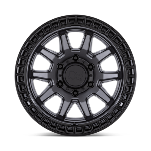 BR CALICO 17X8.5 5X4.5 72 M-GMTL BLK +34