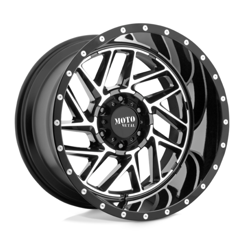 MO985 16X8 5X4.5 G-BLK MACH -6MM