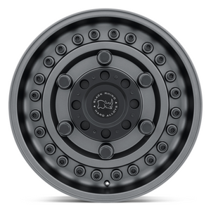 BR ARMORY 17X9.5 6X135/5.5 106 GUNBLK +6