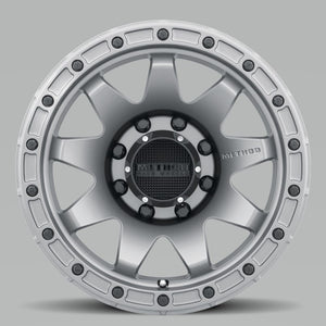 Method MR317 20x9 +18mm Offset 8x6.5 130.81mm CB Matte Titanium Wheel