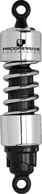 Progressive Harley 412 Series Shocks 13.0in - Chrome